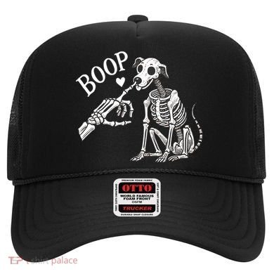 Boop Hand Skeleton And Dog Hat