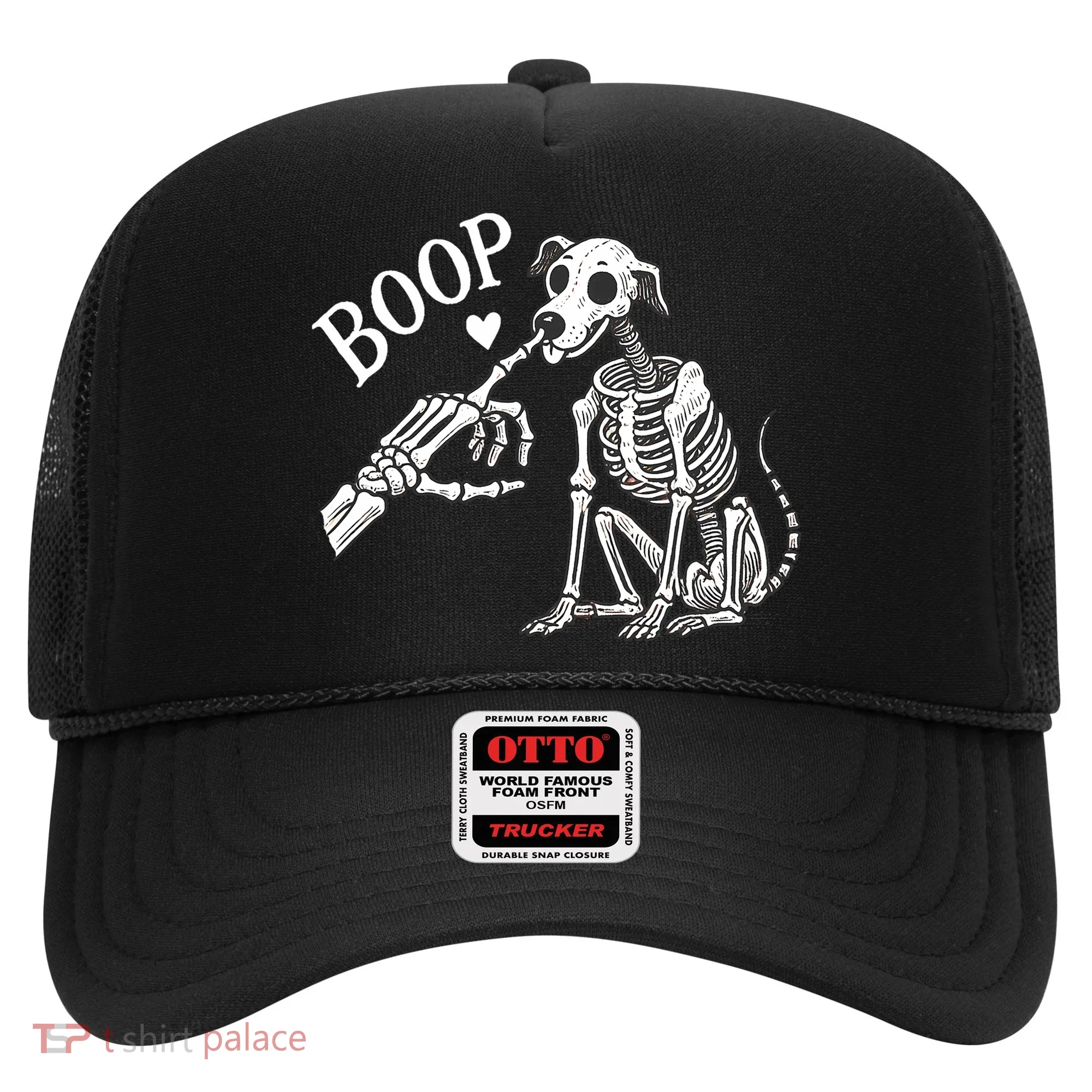 Boop Hand Skeleton And Dog Hat