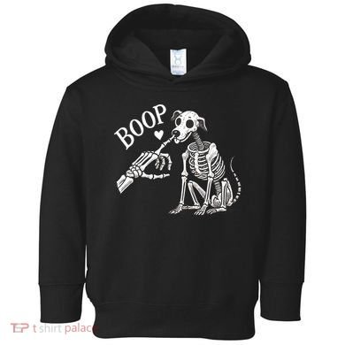 Boop Hand Skeleton And Dog Toddler Hoodie