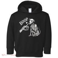 Boop Hand Skeleton And Dog Toddler Hoodie thumb 0