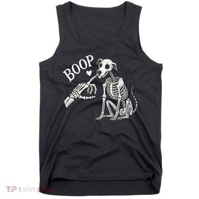 Boop Hand Skeleton And Dog Tank Top