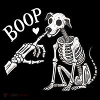 Boop Hand Skeleton And Dog Tank Top thumb 6