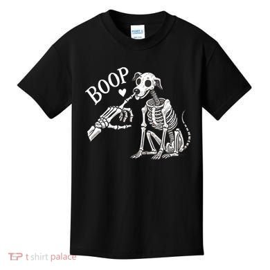 Boop Hand Skeleton And Dog Kids T-Shirt