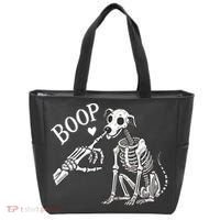 Boop Hand Skeleton And Dog Tote Bag thumb 0