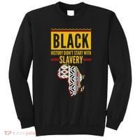 Black History DidnT Start With Slavery Africa Map Sweatshirt thumb 0