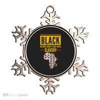 Black History DidnT Start With Slavery Africa Map Ornament thumb 0