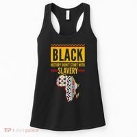 Black History DidnT Start With Slavery Africa Map Women's Tank Top thumb 0