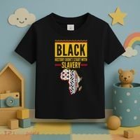 Black History DidnT Start With Slavery Africa Map Toddler T-Shirt thumb 3
