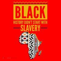 Black History DidnT Start With Slavery Africa Map Santa Hat thumb 1
