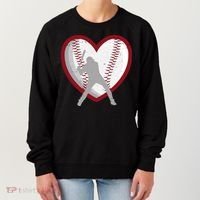 Baseball Heart Sport Lover Women's Sweatshirt thumb 0