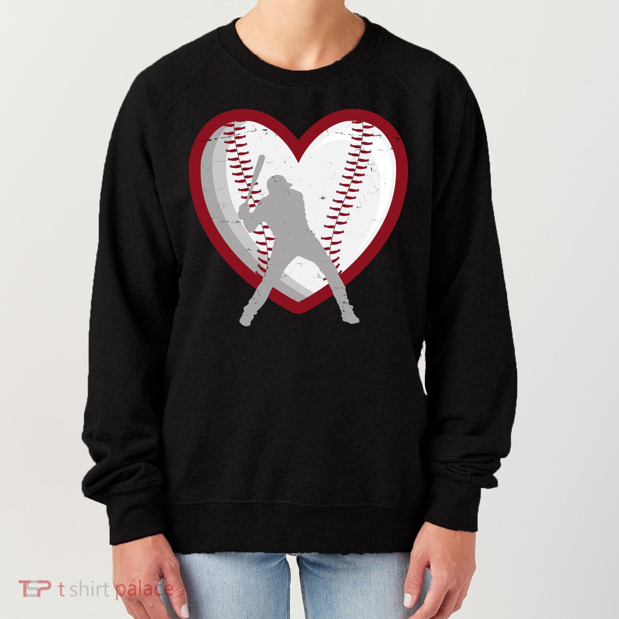 Baseball Heart Sport Lover Women's Sweatshirt