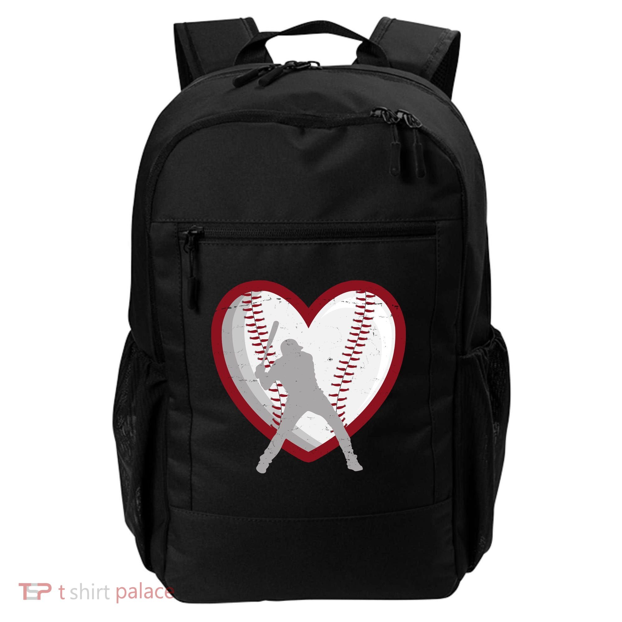 Baseball Heart Sport Lover Backpack
