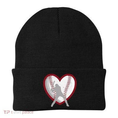 Baseball Heart Sport Lover Beanie