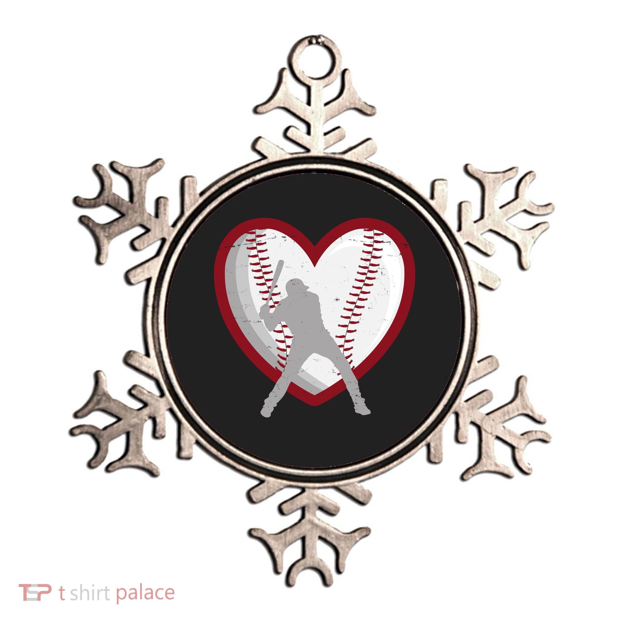 Baseball Heart Sport Lover Ornament