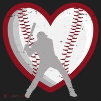 Baseball Heart Sport Lover Hat thumb 2