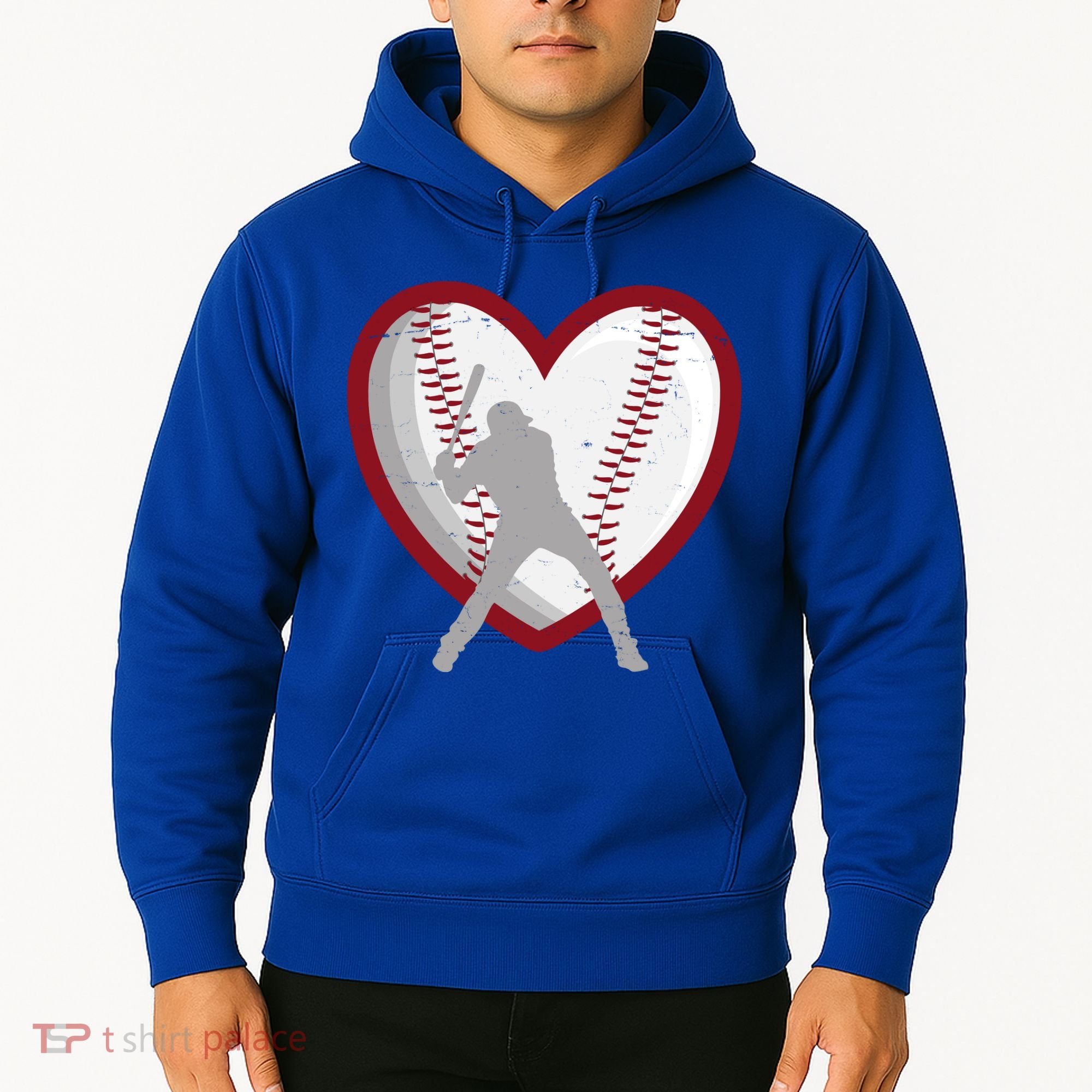 Baseball Heart Sport Lover Hoodie