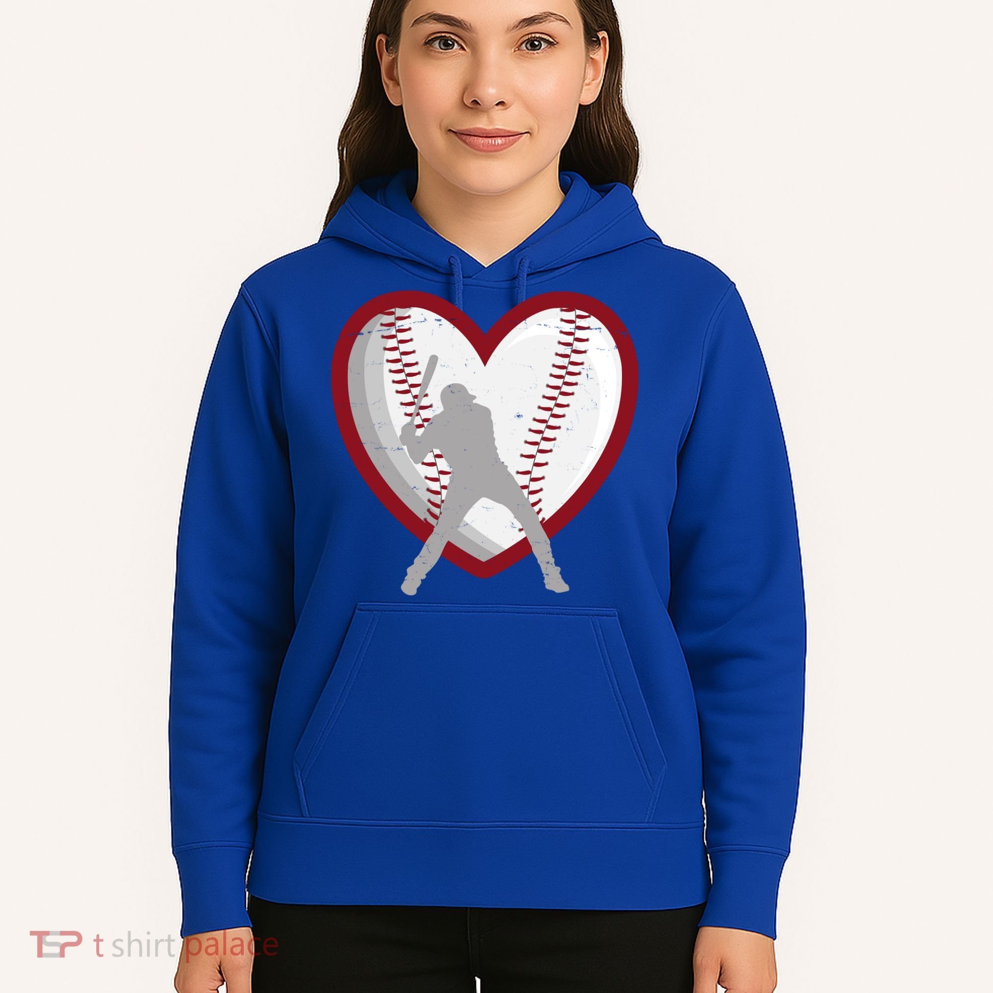 Baseball Heart Sport Lover Hoodie