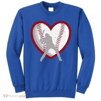 Baseball Heart Sport Lover Sweatshirt