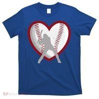 Baseball Heart Sport Lover T-Shirt thumb 0