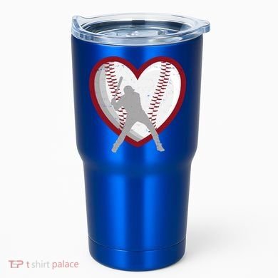 Baseball Heart Sport Lover Tumbler