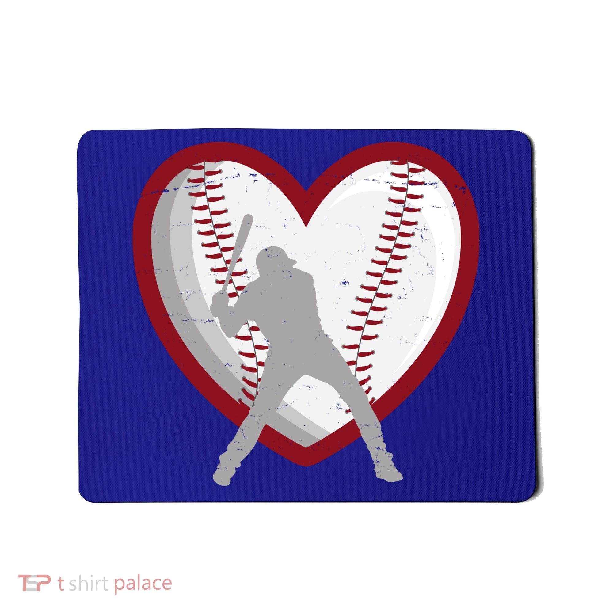 Baseball Heart Sport Lover Mousepad