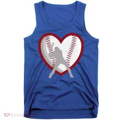 Baseball Heart Sport Lover Tank Top