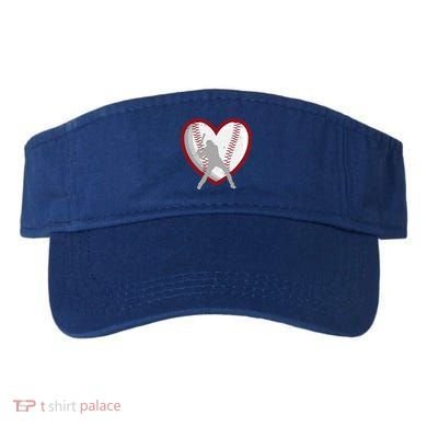 Baseball Heart Sport Lover Visor