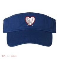Baseball Heart Sport Lover Visor thumb 0