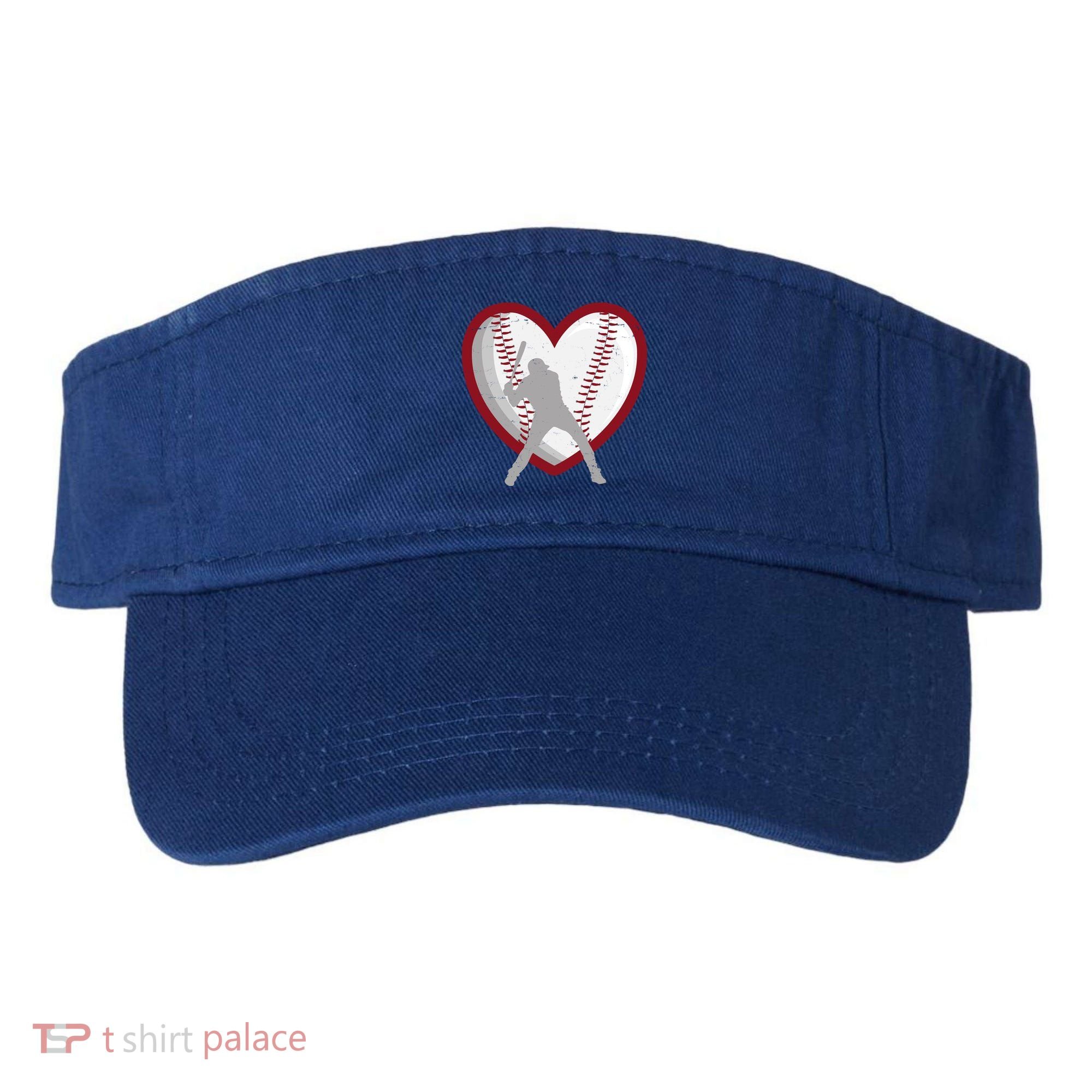 Baseball Heart Sport Lover Visor