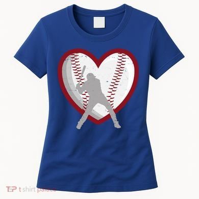 Baseball Heart Sport Lover Women's T-Shirt