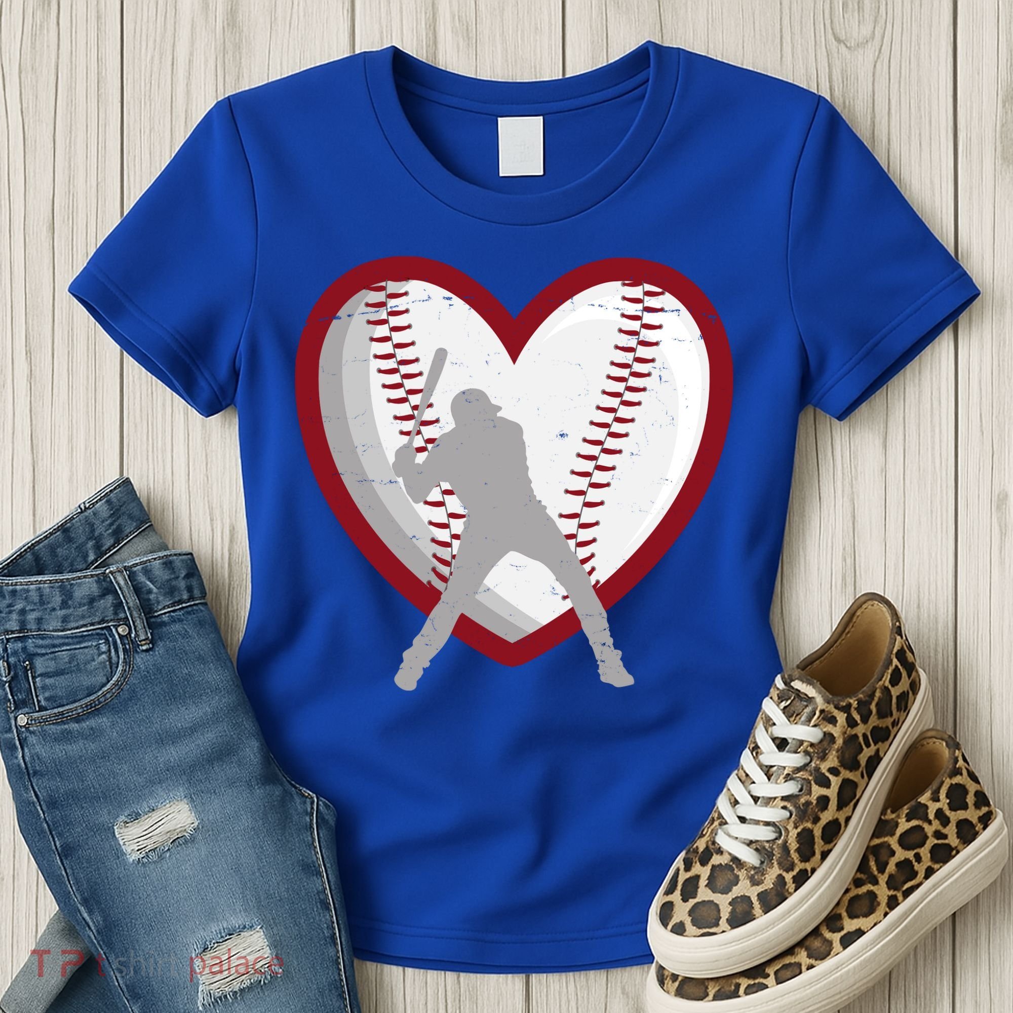 Baseball Heart Sport Lover Women's T-Shirt