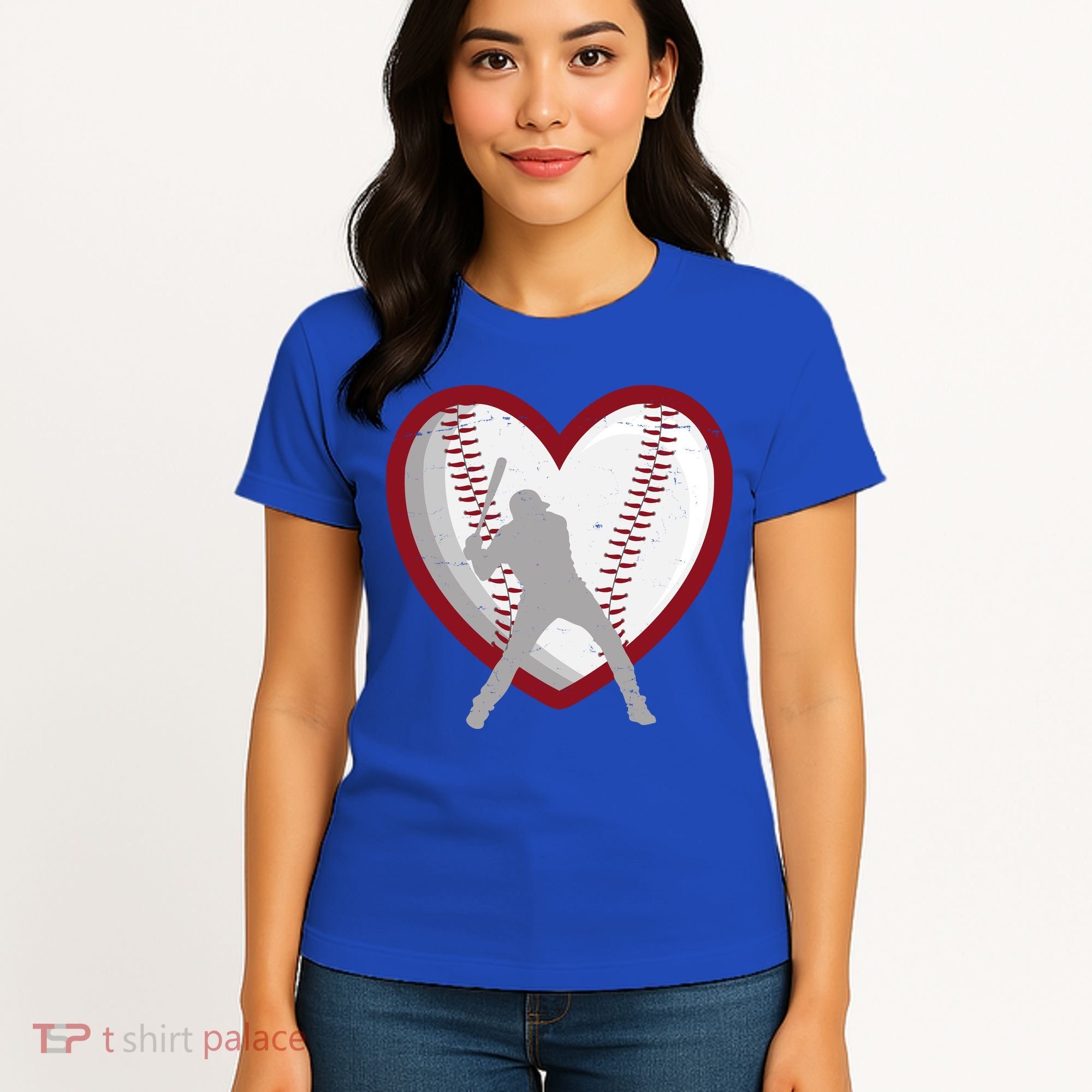 Baseball Heart Sport Lover Women's T-Shirt