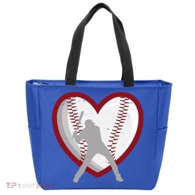 Baseball Heart Sport Lover Tote Bag