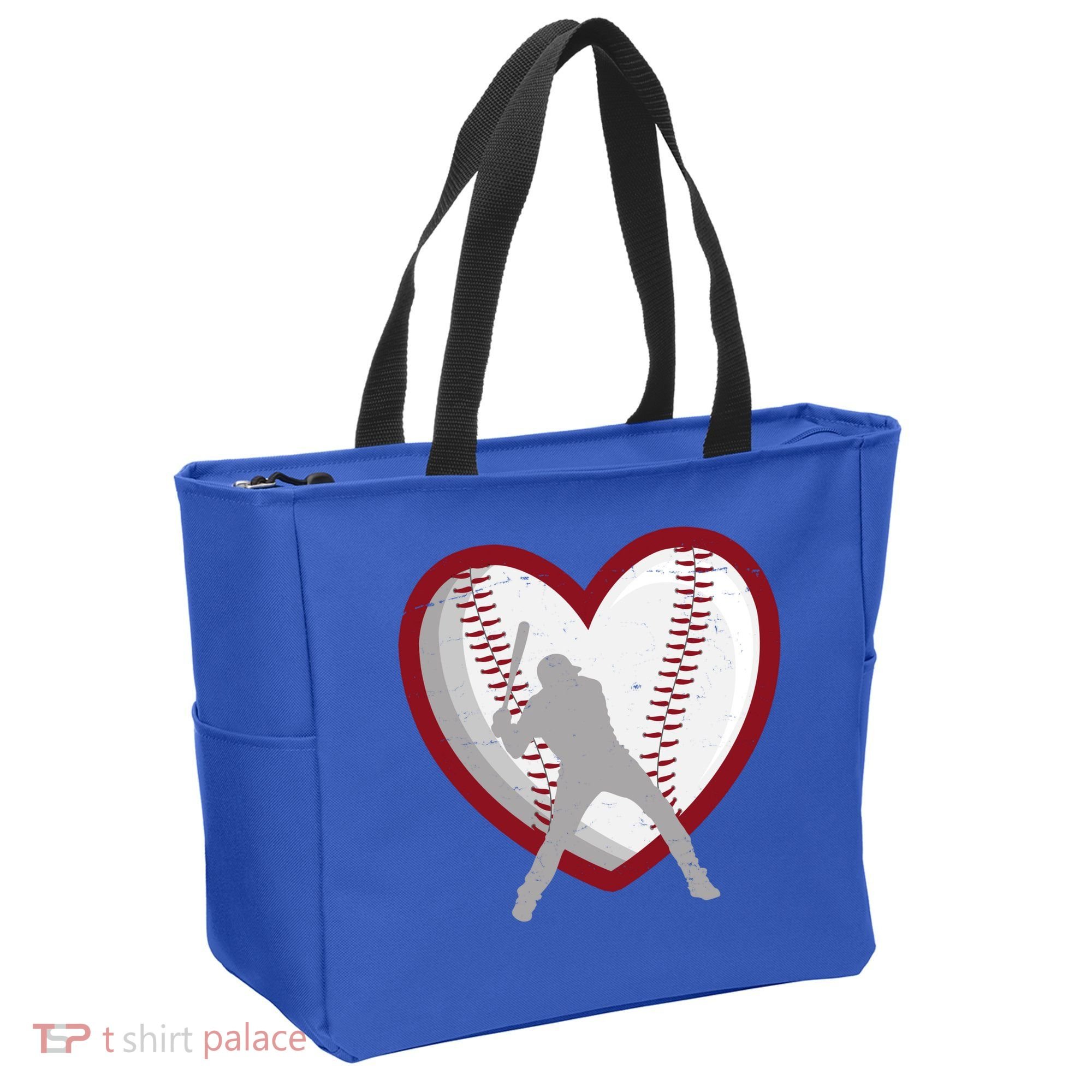 Baseball Heart Sport Lover Tote Bag