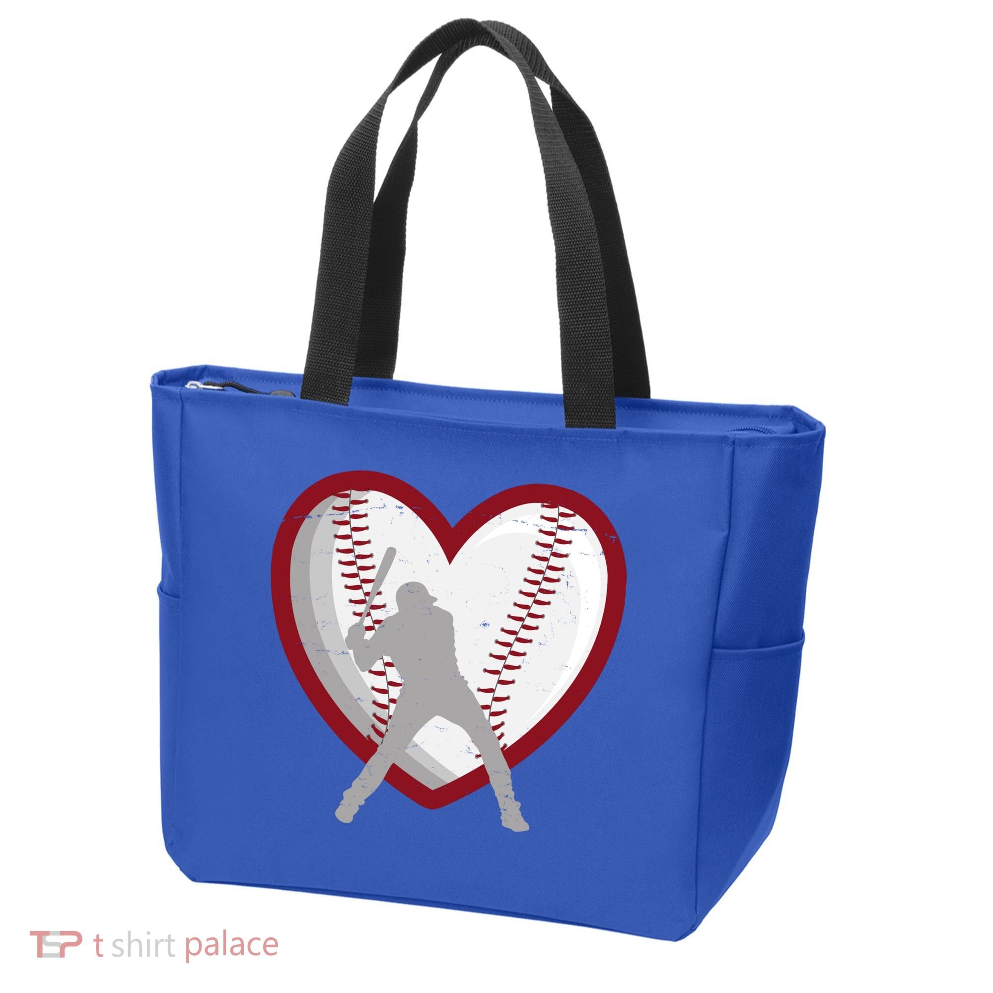 Baseball Heart Sport Lover Tote Bag