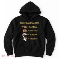 Basset Hound Security Gifts Funny Costume For Clothing Hoodie thumb 0