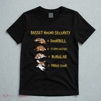 Basset Hound Security Gifts Funny Costume For Clothing T-Shirt thumb 5