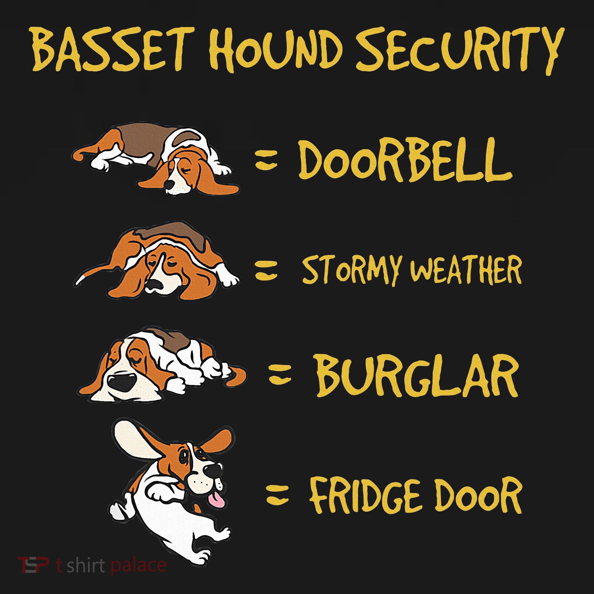 Basset Hound Security Gifts Funny Costume For Clothing Polo