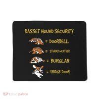 Basset Hound Security Gifts Funny Costume For Clothing Mousepad thumb 0