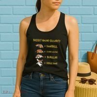 Basset Hound Security Gifts Funny Costume For Clothing Women's Tank Top thumb 2