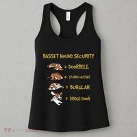 Basset Hound Security Gifts Funny Costume For Clothing Women's Tank Top thumb 3