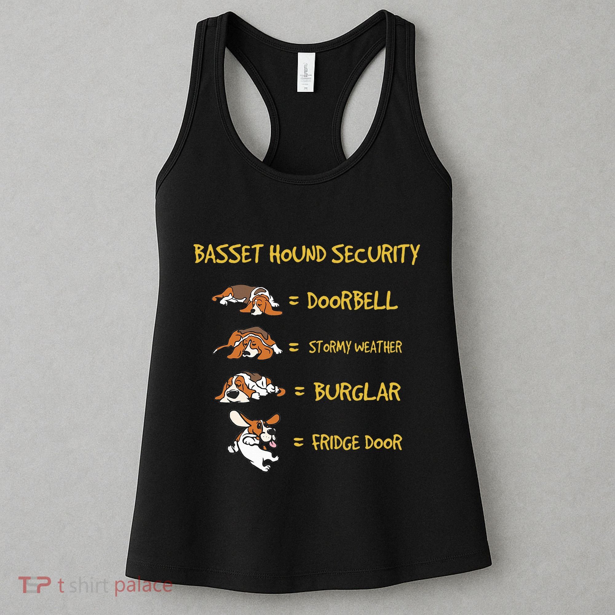 Basset Hound Security Gifts Funny Costume For Clothing Women's Tank Top