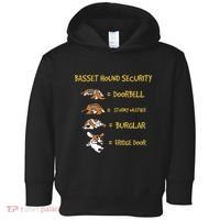 Basset Hound Security Gifts Funny Costume For Clothing Toddler Hoodie thumb 0