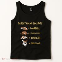 Basset Hound Security Gifts Funny Costume For Clothing Tank Top thumb 2