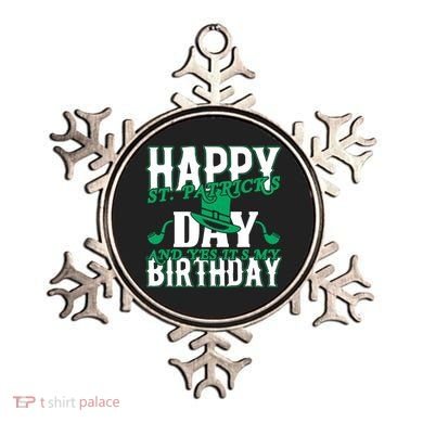 Birthday Happy St. Patricks Day Birthday Gift Design Ornament
