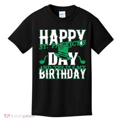 Birthday Happy St. Patricks Day Birthday Gift Design Kids T-Shirt
