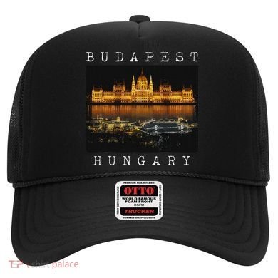 Budapest Hungary Skyline Souvenir Vintage Hat