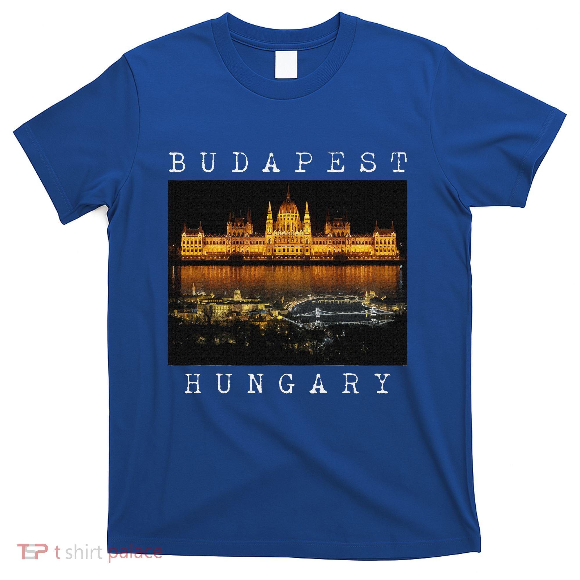 Budapest Hungary Skyline Souvenir Vintage T-Shirt