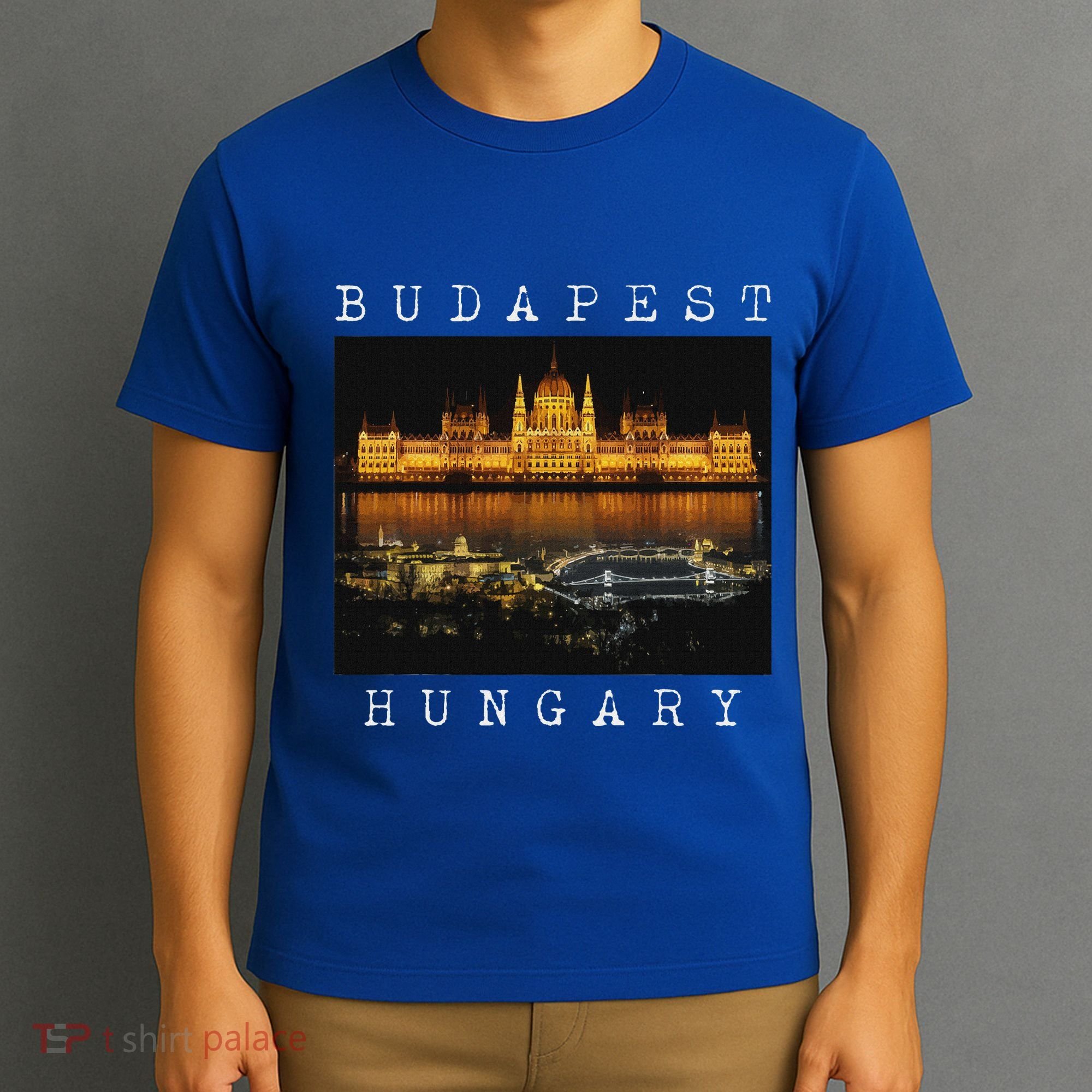 Budapest Hungary Skyline Souvenir Vintage T-Shirt