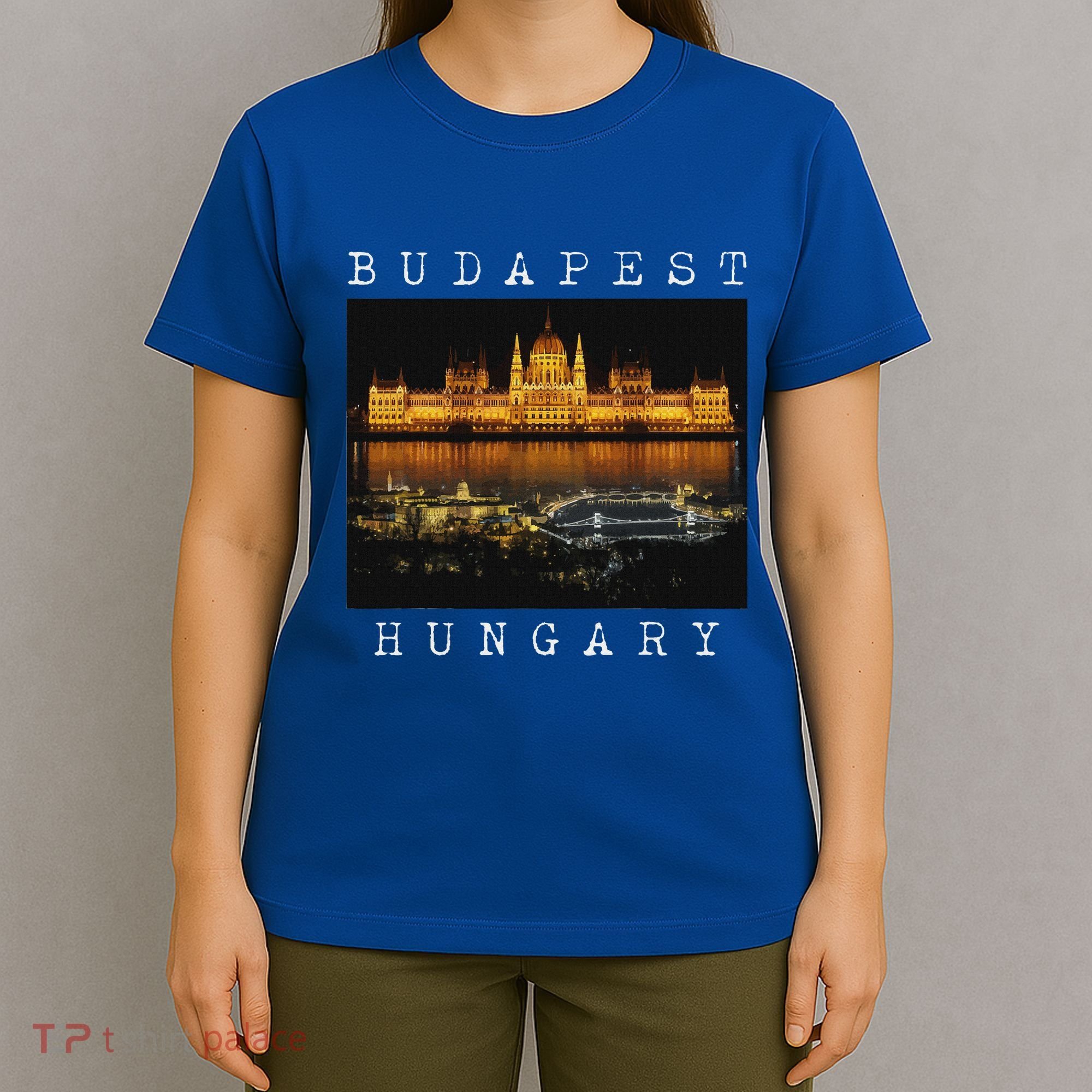 Budapest Hungary Skyline Souvenir Vintage T-Shirt
